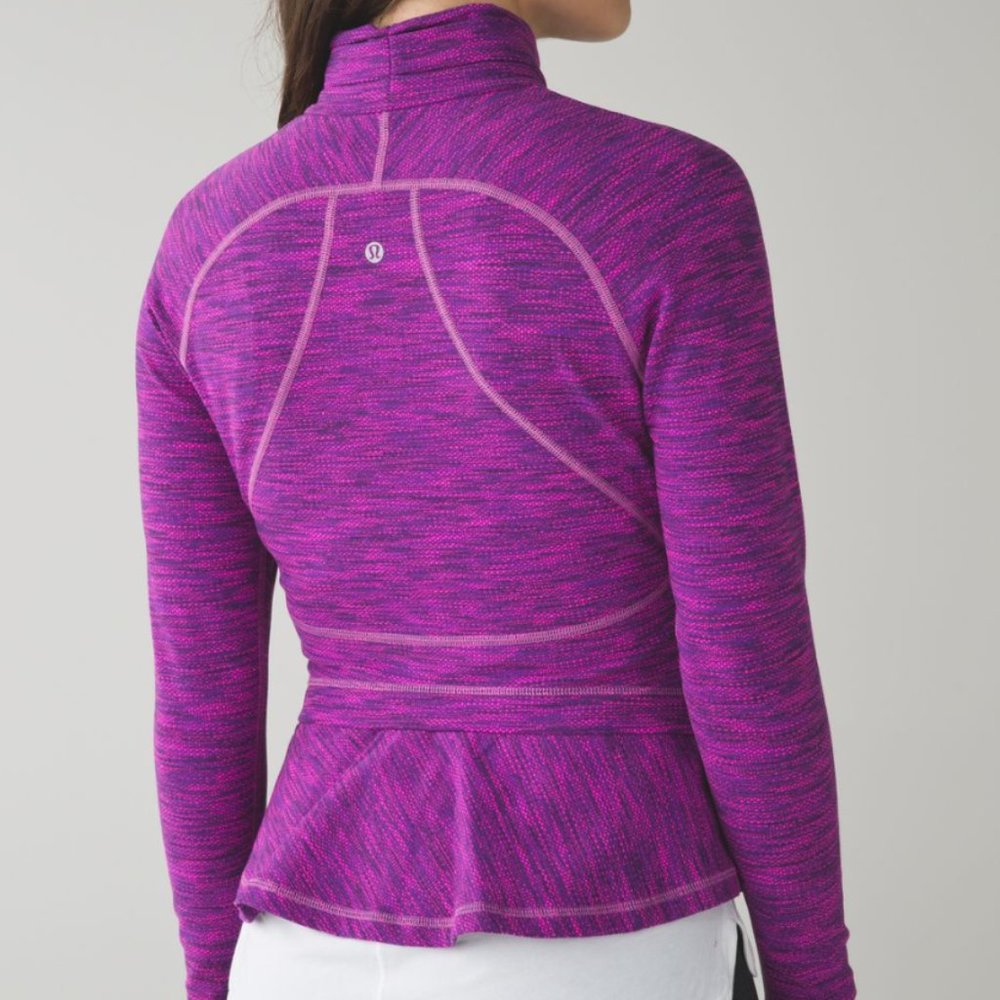 SOLD *+*Lululemon Peplum Jacket - Hustle in your Bustle - like new! Bc
